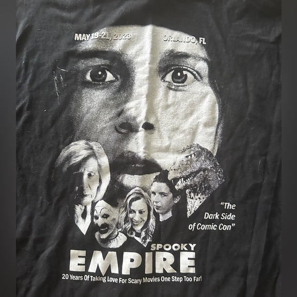 May 2023 Spooky Empire Orlando black T-shirt size 3XL - Picture 2 of 4